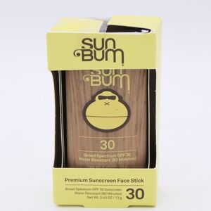 Sun Bum Premium Sunscreen Face Stick SPF 30 0.45 oz Exp 03/28